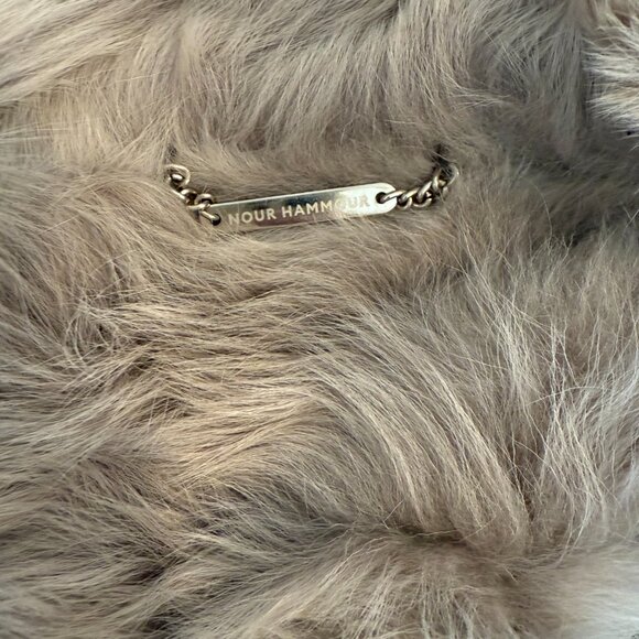 Vivienne- Shearling Motorcycle Jacket - Picture 4 of 7